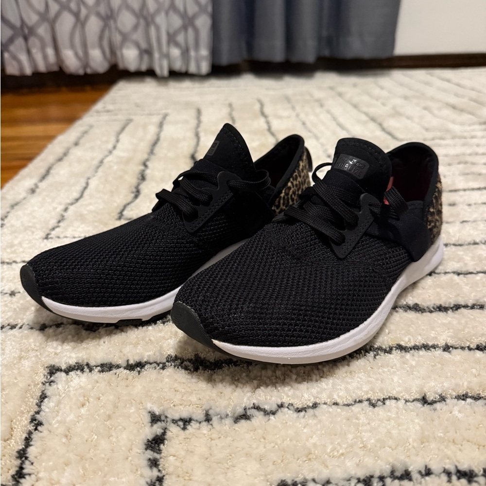 New Balance Black and Leopard Sneakers - NEVER WORN